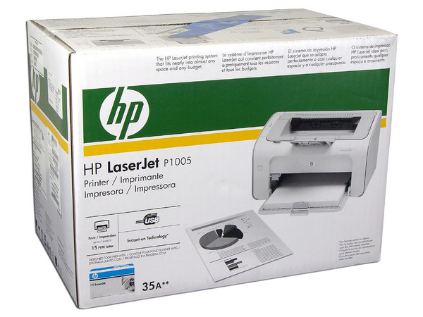 Impresora Láser HP LaserJet P1005 de 15 PPM