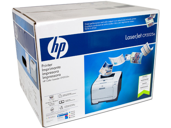 Impresora Láser a Color HP LaserJet CP2025n hasta 21ppm, 600x600 dpi, Ethernet, USB