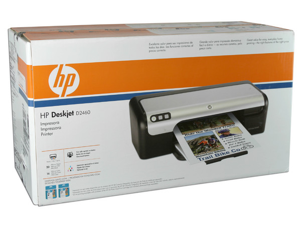 Impresora de Inyección a Color HP DeskJet D2460, resolución 1200 x 1200 dpi