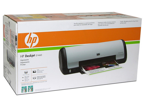 Impresora de Inyección a Color HP Deskjet D1460, Resolución hasta 4800 x 1200 dpi.