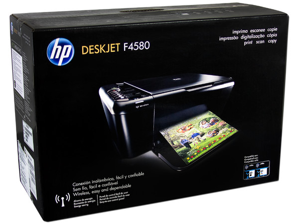 Multifuncional HP Deskjet F4580 Inalámbrica, Impresora, Copiadora y Escáner