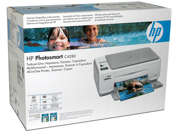 Multifuncional HP Photosmart C4280 Impresora, Copiadora y Escáner, Pantalla a Color, Resolución hasta 4800dpis.