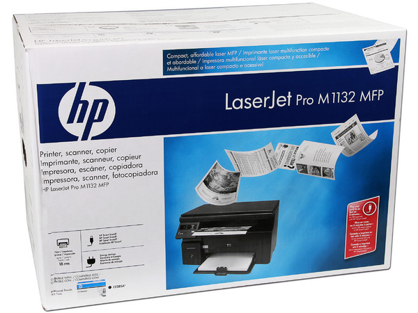 Multifuncional HP LaserJet Pro M1132 MFP: Impresora Láser Monocromática, Copiadora, Escáner, USB.