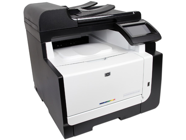 Multifuncional HP LaserJet Pro CM1415fnw: Impresora Láser a Color, Copiadora, Escáner y Fax,  Pantalla Touch de 3.5