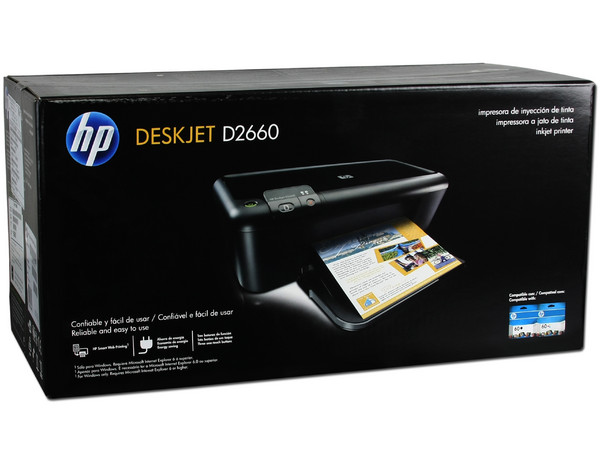 Impresora de Inyección a Color HP DeskJet D2660, resolución hasta 4800 x 1200 ppp