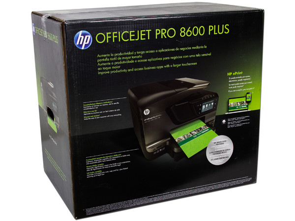 Multifuncional HP Officejet Pro 8600 Plus Impresora, Copiadora, Escáner y Fax, Pantalla Touch de 4.3