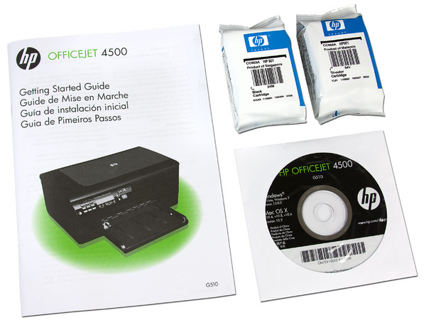 Multifuncional HP Officejet 4500, Impresora, Copiadora, Escáner y fax