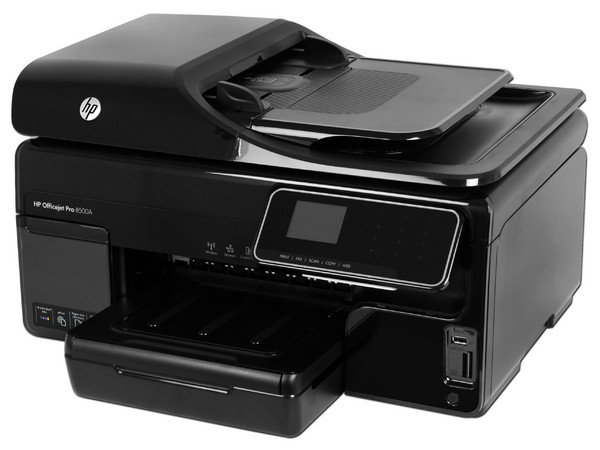 Multifuncional HP Officejet Pro 8500A incluye Wi-Fi 802.11b/g/n, Impresora, Copiadora, Escáner y Fax.