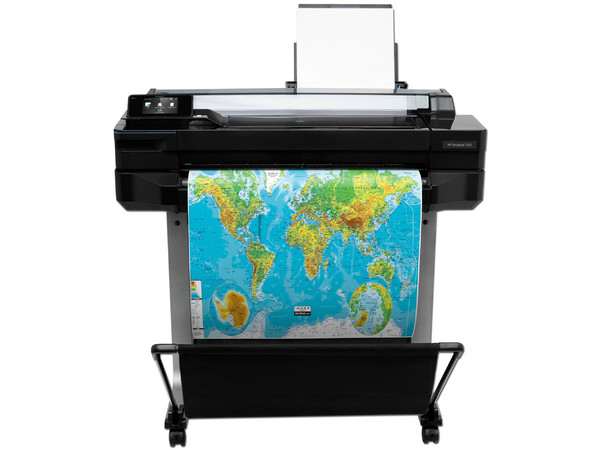 Plotter HP Designjet T520, a Color, hasta 2400 x 1200dpi, USB 2.0, Ethernet, Wi-Fi.