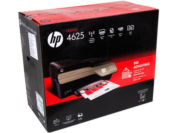 Multifuncional HP DeskJet Ink Advantage 4625, Impresora, Copiadora, Escáner y Fax, WiFi. 