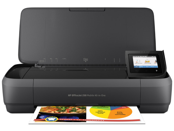 Multifuncional de Inyección a Color HP OfficeJet 250, Impresora, Copiadora, Escáner, Resolución hasta 4800 x 1200 ppp, Wi-Fi, USB.