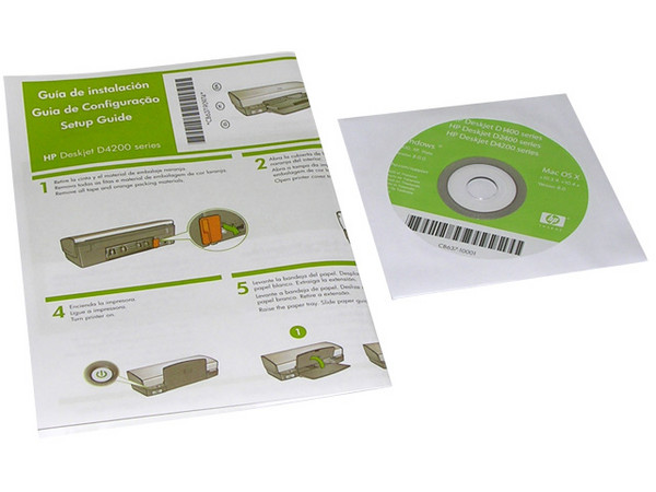 Impresora de Inyección a Color HP DeskJet D4260, resolución 4800 x 1200 dpi.