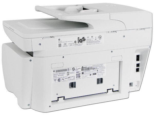 Multifuncional de inyección de tinta a color HP Officejet Pro 8720, Impresora, Copiadora, Escáner y Fax, resolución hasta 4800 x 1200 dpi, Wi-Fi, Ethernet, USB.