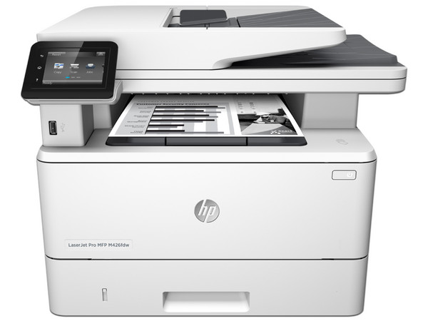 Multifuncional HP LaserJet Pro M426FDW, impresora, copiadora, escáner y Fax, Wi-Fi, Ethernet.