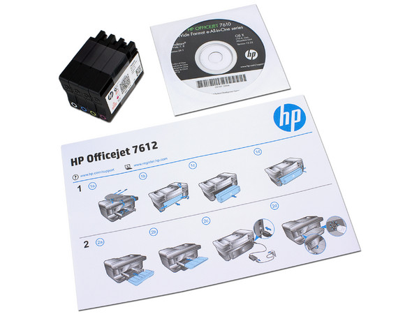 Multifuncional de Inyección de Tinta a Color HP Officejet 7612, Impresora de Formato Amplio (Doble Carta), Escáner, Copiadora y Fax, WiFi, Ethernet, USB.