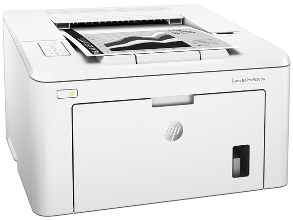 Impresora laser HP LaserJet Pro M203dw, 1200 x 1200 dpi, USB 2.0, Ethernet.