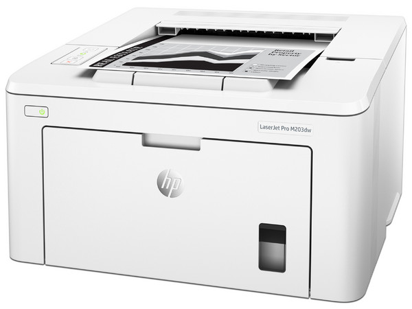 Impresora laser HP LaserJet Pro M203dw, 1200 x 1200 dpi, USB 2.0, Ethernet.