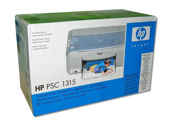 Multifuncional HP PSC 1315, Impresora, Copiadora, Scanner.