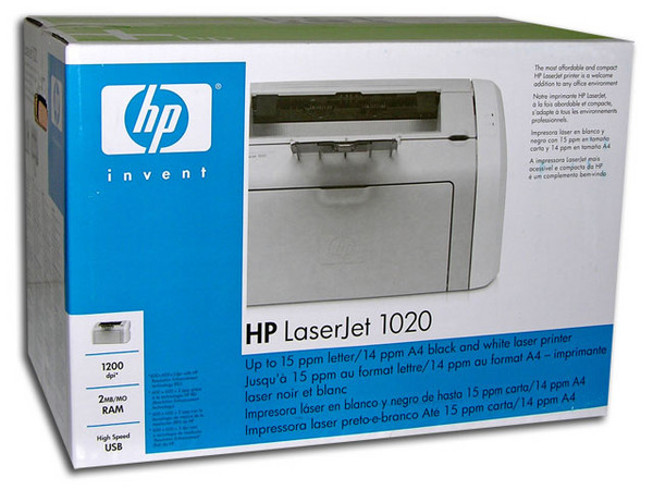 Impresora Láser HP LaserJet 1020 de 15 PPM