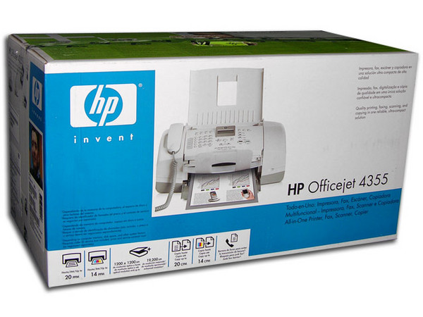 Multifuncional HP Officejet 4355 Impresora, Copiadora, Scanner y Fax.