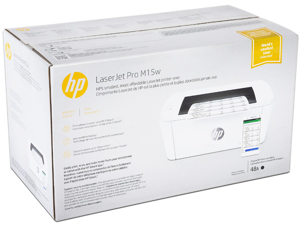 Impresora HP LaserJet Pro M15w, 600x600dpi, USB, Wi-Fi.