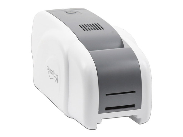 Kit Impresora de tarjetas PVC SMART31-SK, 2 Ribbon, 100 Tarjetas PVC, Software Smart Designer y Kit de limpieza, Mascara de Seguridad OV.

