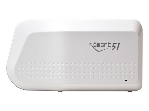 Kit Impresora de tarjetas PVC SMART51SK de Una cara, Incluye 2 Ribbon a Color, 100 tarjetas PVC, Kit de Limpieza y Software SmartDesign. Color Blanco
