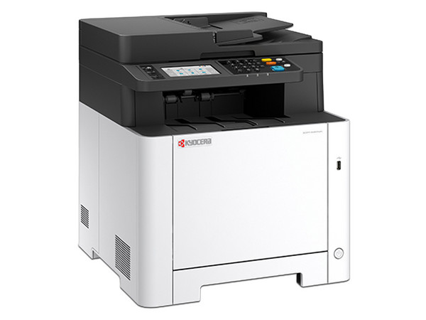Multifuncional Monocromática Kyocera 110C0D2US0, Impresora, Copiadora y Escaneo, Ethernet, USB. Color Blanco.