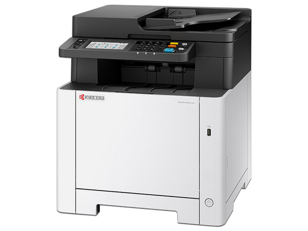Multifuncional Monocromática Kyocera 110C0D2US0, Impresora, Copiadora y Escaneo, Ethernet, USB. Color Blanco.