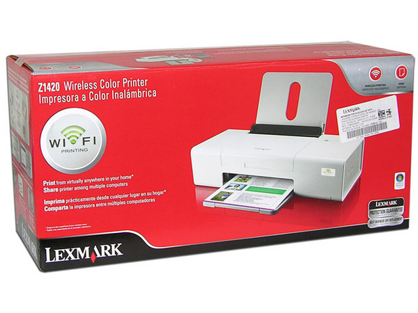 Impresora de Inyección a Color Lexmark Wifi Z1420, resolución 4800 x 1200 dpi. Wifi 802.11 integrada