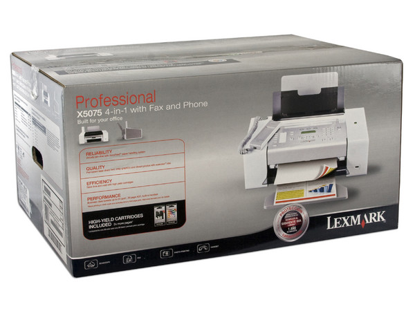 Multifuncional Lexmark X5075, Impresora, Copiadora, Escáner y Fax.