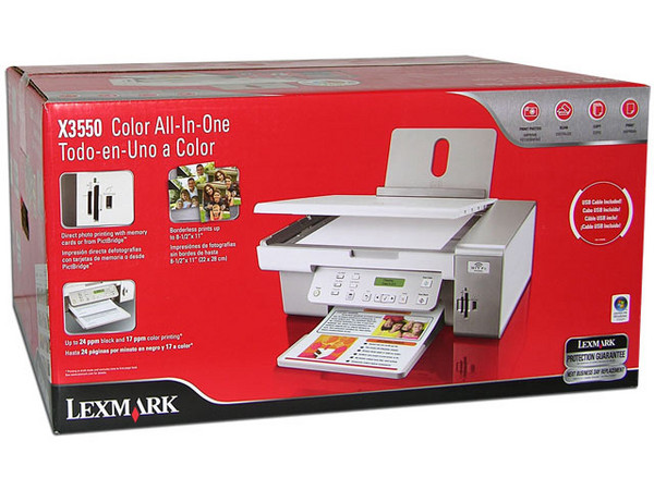 Multifuncional Lexmark X3550, Impresora, Copiadora y Escáner.