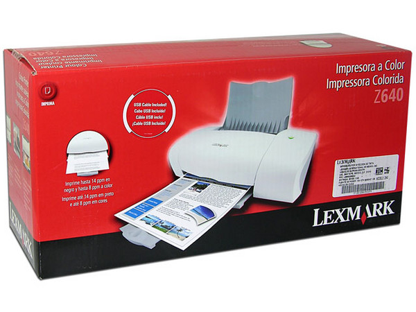 Impresora de Inyección a Color Lexmark Z640, Resolución hasta 4800 x 1200 dpi