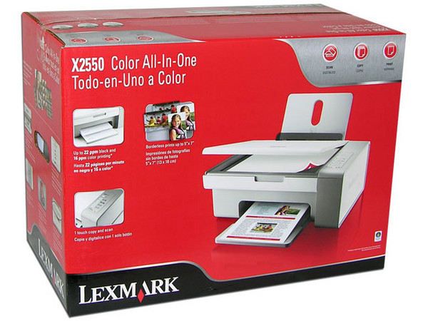 Multifuncional Lexmark X2550, Impresora, Copiadora y Escáner.