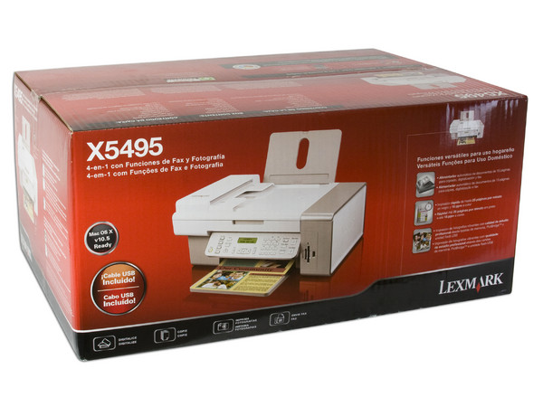 Multifuncional Lexmark X5495, Impresora, Copiadora, Escáner y Fax. 