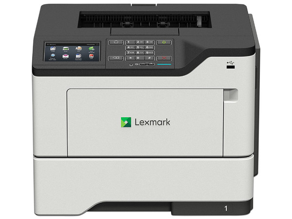 Impresora láser monocromática Lexmark MS622de, hasta 50 ppm, impresión Duplex, 1200 x 1200 dpi, USB, Ethernet.