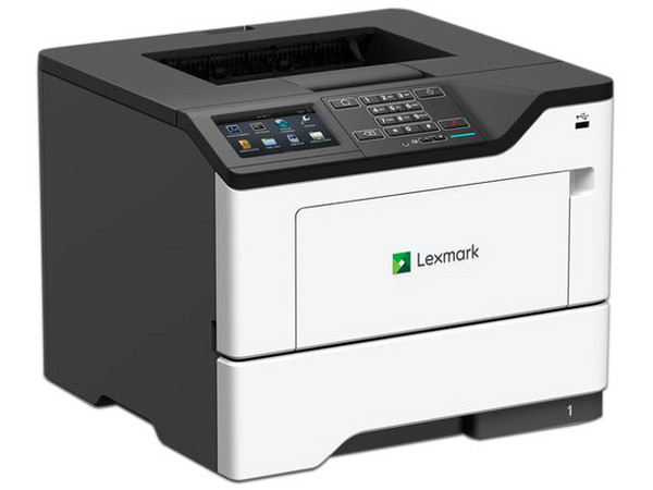 Impresora láser monocromática Lexmark MS622de, hasta 50 ppm, impresión Duplex, 1200 x 1200 dpi, USB, Ethernet.