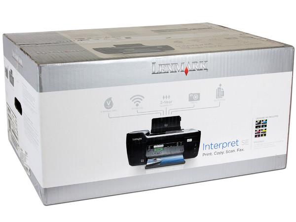 Multifuncional Lexmark Interpret SE S408, Impresora, Copiadora, Escáner y Fax. Conexión Inalámbrica