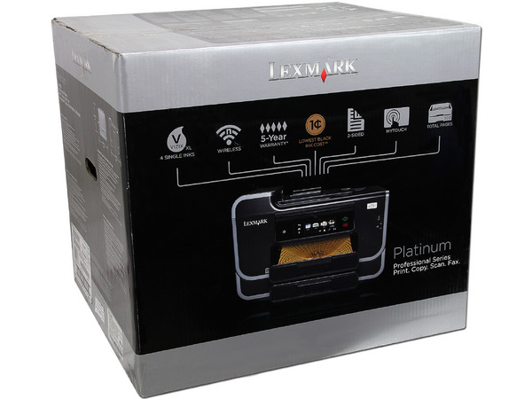 Multifuncional Lexmark Platinum Pro905, Impresora, Copiadora, Escáner y Fax. Pantalla Touch de 4.3