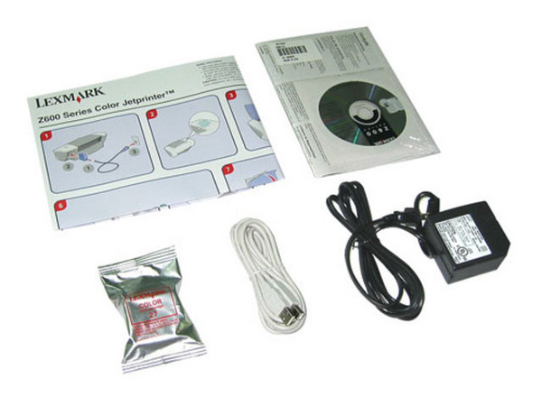 Impresora de Inyección a Color Lexmark Z613, resolución hasta 4800ppp, cable USB incluido.