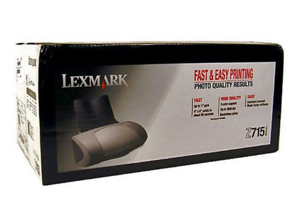 Impresora de Inyección a Color Lexmark Z715, resolución hasta 4800 x 1200 dpi.