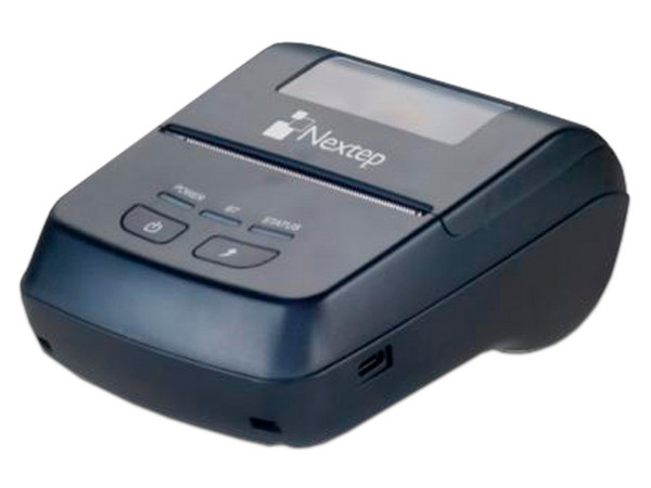 Mini Impresora térmica Nextep NE-512B, USB, Bluetooth. Color Negro