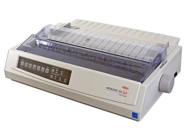 Impresora de Matriz Okidata Microline 321 Turbo de 9PINES, Conectores Paralelo y USB 