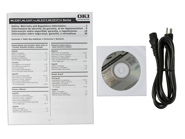 Impresora de Matriz Okidata Microline 321 Turbo de 9PINES, Conectores Paralelo y USB 