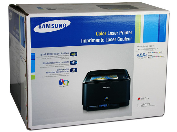 Samsung CLP-315, la Impresora Láser a Color más Compacta y Silenciosa. 2400 x 600ppp.