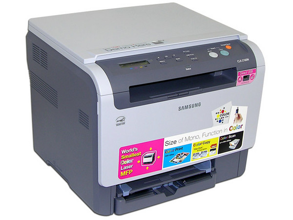 Multifuncional Láser a Color Samsung CLX-2160N: Impresora Láser, Copiadora y  Escáner.