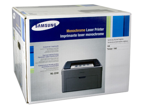 Impresora Láser Samsung ML-2240 de 23ppm, 1200x600 dpi, USB