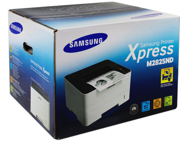 Impresora Láser Monocromática Samsung Xpress M2825ND, hasta 28 ppm, resolución 4,800 x 600 dpi, Ethernet , USB.