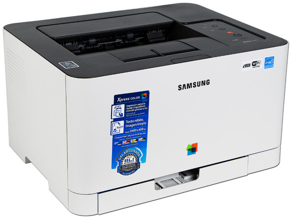 Impresora Láser a Color Samsung Xpress C430W Hasta 2.400 x 600 dpi, Wi-Fi, USB.