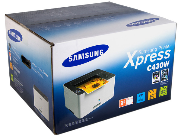 Impresora Láser a Color Samsung Xpress C430W Hasta 2.400 x 600 dpi, Wi-Fi, USB.